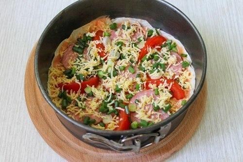 Эконом пицца на лаваше - быстро и очень вкусно! 07