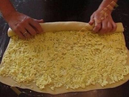 Творожные завитушки.  Ингредиенты: 01