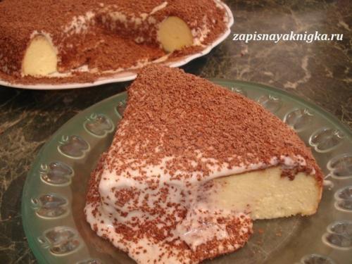 Творожный пудинг.  И до меня волна творожных пудингов докатилась?