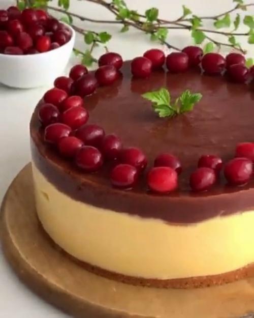 Торт Птичье Молоко с Клубничным Желе. 02 Торт Птичье Молоко с Клубничным Желе. 02