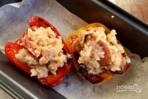 Ризотто в болгарском перце. 05 Ризотто в болгарском перце. 05