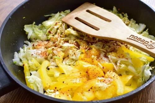 Рулет из мясного фарша с капустой. 04 Рулет из мясного фарша с капустой. 04