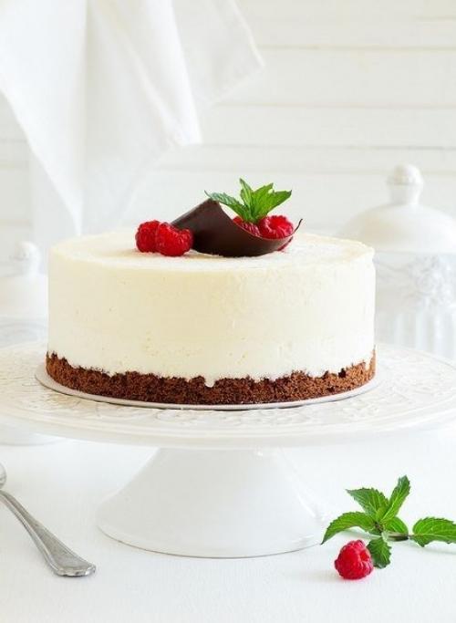 Сливочно - малиновый торт - суфле. Сливочно - малиновый торт - суфле.