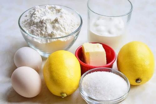 Простой пирог с лимоном. 01 Простой пирог с лимоном. 01