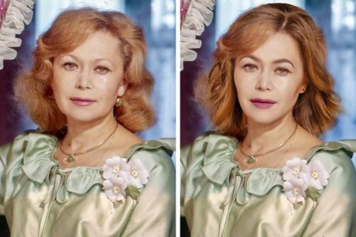 В случае если бы наши советские актрисы убрали свою естественную красоту и сделали пластику, то они выглядели бы вот так. 03