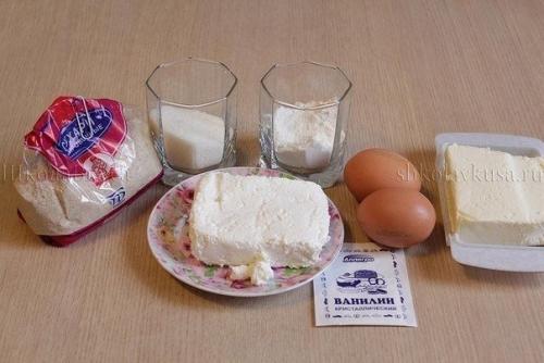 Творожная запеканка. Ингредиенты: 01 Творожная запеканка. Ингредиенты: 01