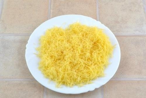 Крабовый салат шариками. 04