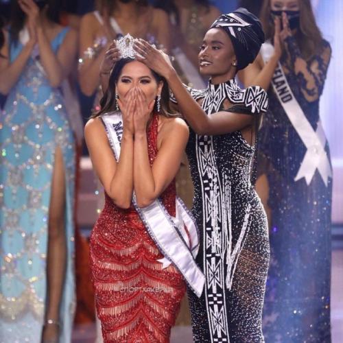 Победительница мисс вселенная - 2020 - 26-летняя представительница Мексики Андреа меза. 02