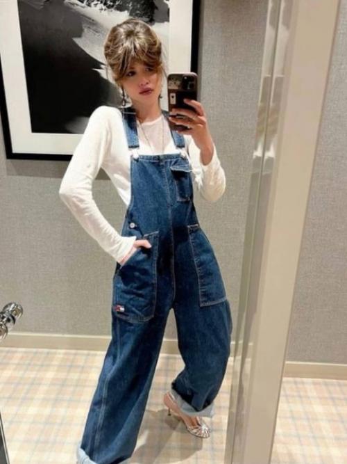 Джинсовые комбинезоны 2024 года обещают быть и стильными, и удобными. 02