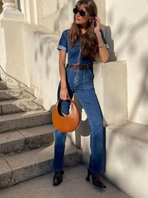 Джинсовые комбинезоны 2024 года обещают быть и стильными, и удобными. 03