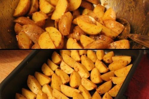 Картофель айдахо. Популярное американское блюдо - печеная картошка с хрустящей корочкой. 03 Картофель айдахо. Популярное американское блюдо - печеная картошка с хрустящей корочкой. 03