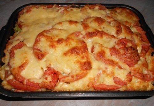 Пикантные макароны в духовке. Пикантные макароны в духовке.