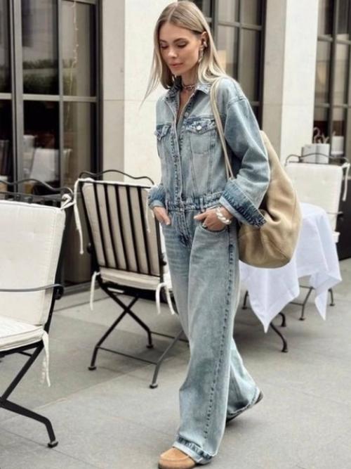 Джинсовые комбинезоны 2024 года обещают быть и стильными, и удобными. 05