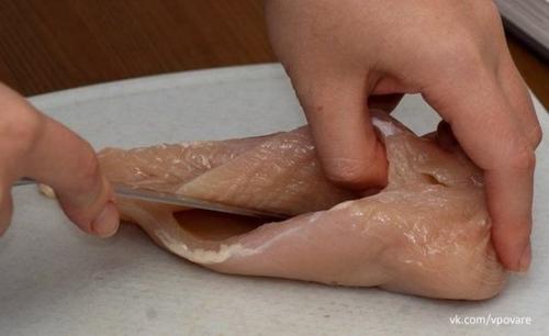 Фаршированные куриные грудки. 01 Фаршированные куриные грудки. 01