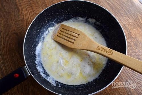 Паста Альфредо со стручковой фасолью. 04 Паста Альфредо со стручковой фасолью. 04