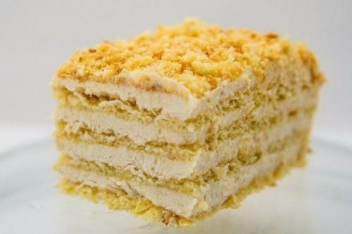Легкий творожный тортик.