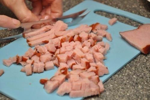 Салат с чесночными сухариками. 04 Салат с чесночными сухариками. 04