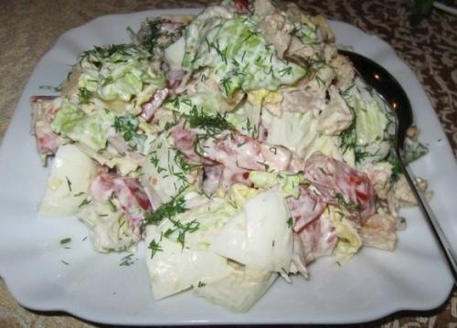 6 салатов с пекинской капустой. 02