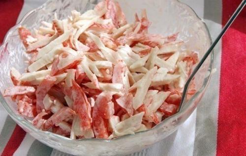 Салат красное море. 02