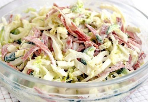 6 салатов с пекинской капустой. 04