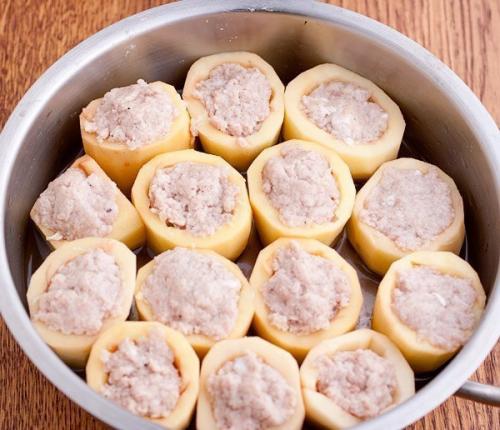 Потрясающая фаршированная картошечка. 03