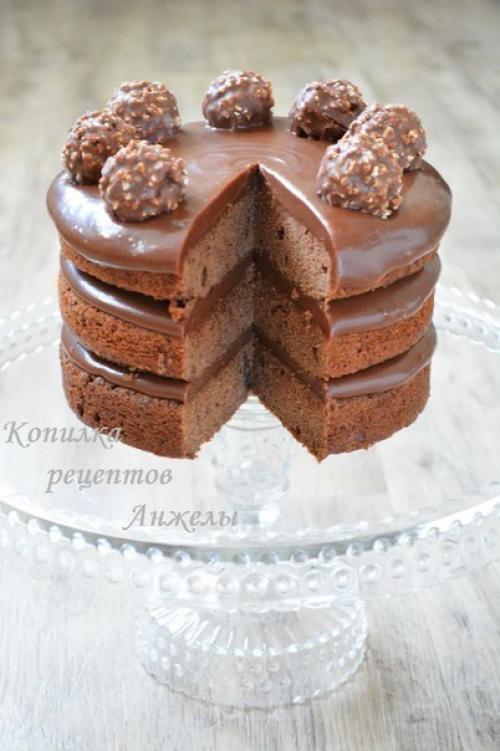 Шоколадный торт. * Очень простой рецепт! Шоколадный торт. * Очень простой рецепт!
