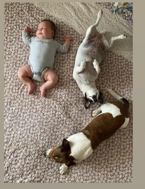 Сестра Жанны Фриске показала, как родители певицы нянчатся с новорожденной внучкой. 03