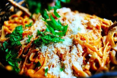 Фетучини в томатно - сливочном соусе. 05 Фетучини в томатно - сливочном соусе. 05