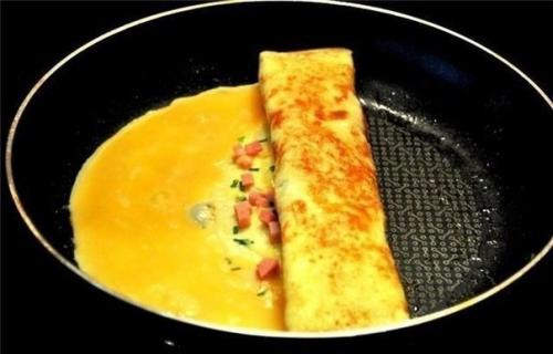 Омлет с ветчиной и сыром. 04