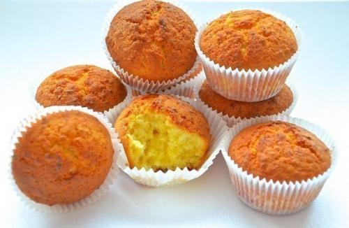 Творожные кексы.  Ингредиенты: