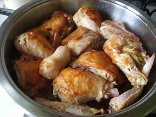 Ароматная курица с кабачками в соусе. 01 Ароматная курица с кабачками в соусе. 01