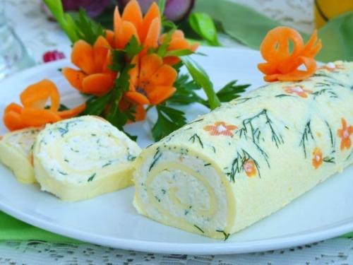 Нежнейший рулет Белоснежка. 08