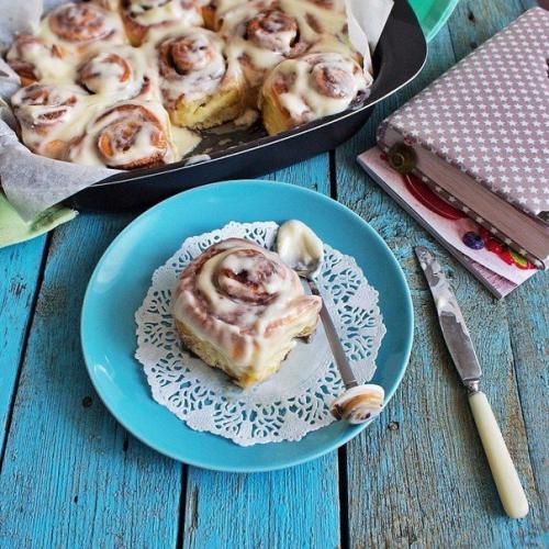 Синнабоны с глазурью. Синнабоны с глазурью.