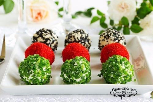 9 супер - закусок в виде шариков?