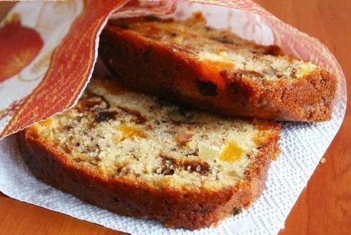 Кекс с сухофруктами. Кекс с сухофруктами.