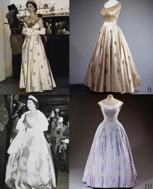 Платья английской королевы Елизаветы второй. 01