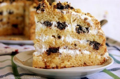 Медовик на кефире. Медовик на кефире.