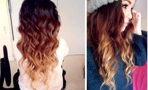 Мы осветляем волосы на два - три тона с помощью.