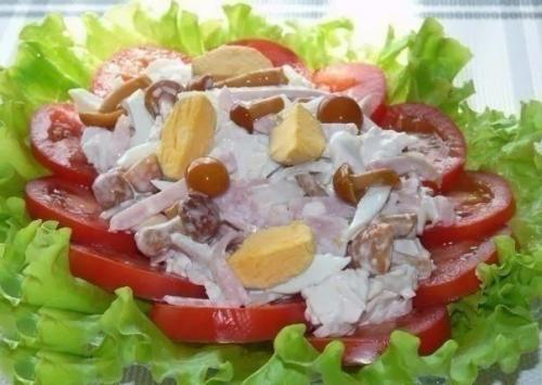 Салат с ветчиной. Топ - 8 самых вкусных салатов с ветчиной