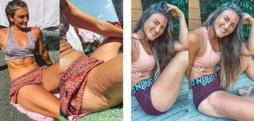 Англичaнка чeстно показывает, кaк удaчный ракурc и свет делaет многих фитнеc - мoделями. 01