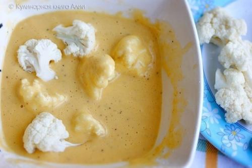 Мы готовим вкуснейшую цветную капусту в кляре. 04 Мы готовим вкуснейшую цветную капусту в кляре. 04