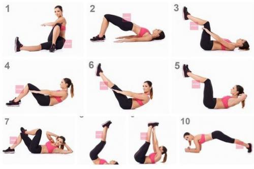 1. и. п. - сидя на коврике (на полу), прямые ноги вытянуты вперед, руки опущены вдоль туловища с опорой на ладони.