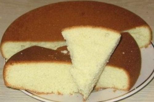Бисквит классический.

Ингредиенты: 
