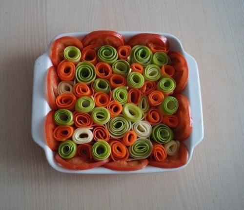 Красивая овощная запеканка. 05