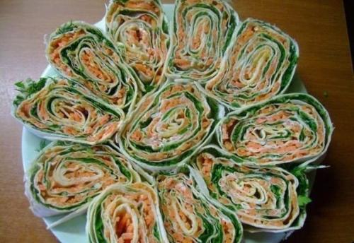 10 рецептов рулетиков из лаваша. 02 10 рецептов рулетиков из лаваша. 02