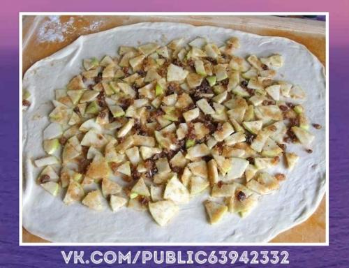 Оригинальное угощение. Яблочный штрудель. 03 Оригинальное угощение. Яблочный штрудель. 03