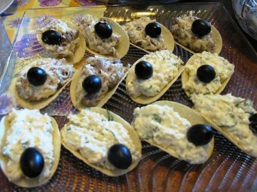 Закуска на чипсах: 7 вариантов оригинальной начинки. 03 Закуска на чипсах: 7 вариантов оригинальной начинки. 03