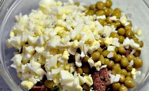 Салат из куриной печени. 04 Салат из куриной печени. 04