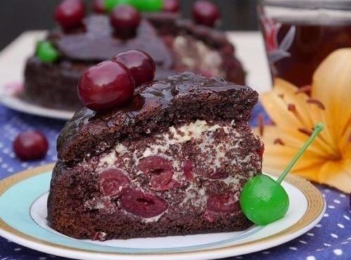 Торт Пьяная Вишня.