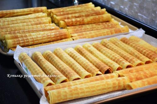 Тонкие хрустящие вафли (любимый рецепт. 01